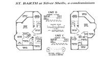 Unit C and D Plans St. Barth